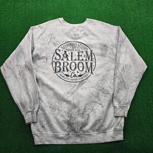 Salem Broom Co Sweatshirt Unisex 2XL Gray Crewneck Pullover Quality Handcraft